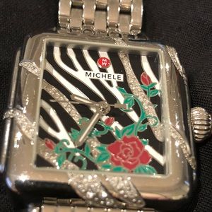 Authentic Michele Watch with Diamonds